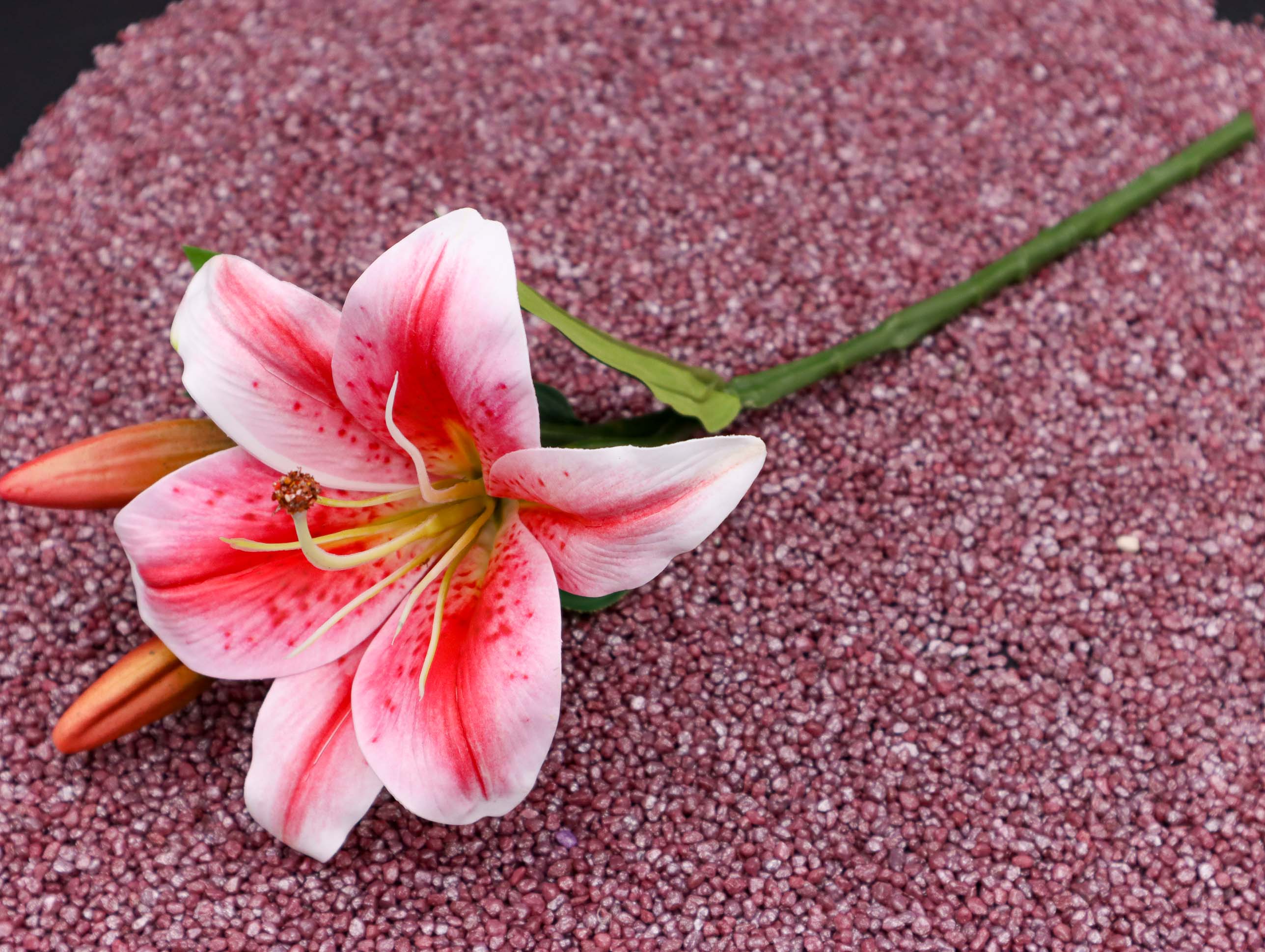 Lilie in Rosa und Pink 36 cm