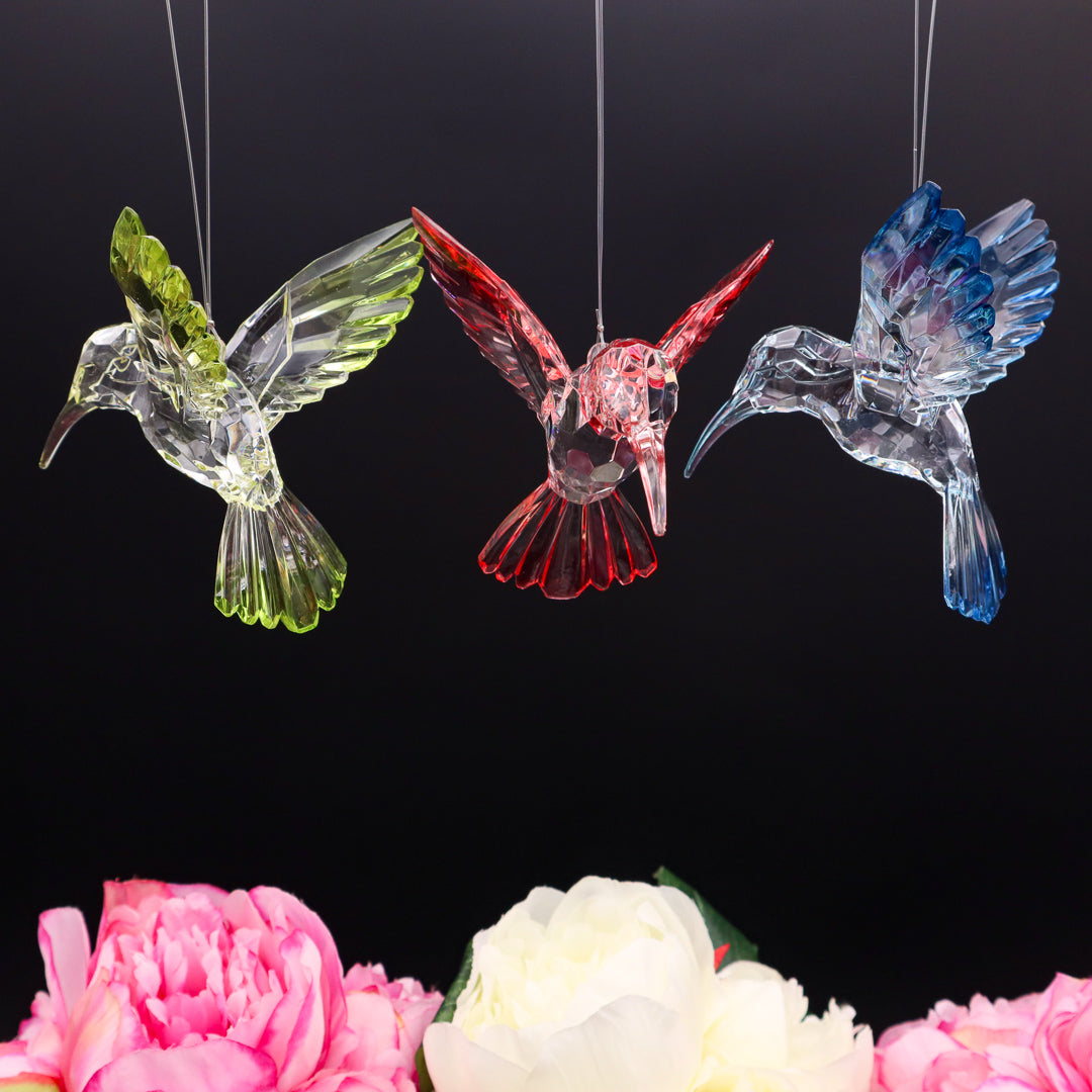 Kolibri aus Acryl in verschiedenen Farben 12 cm