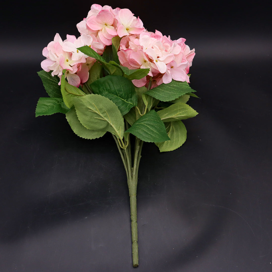 Hortensienstrauß mit 7 Blütenköpfen 80 cm
