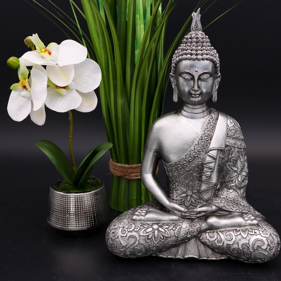 Buddha Silber Antik in verschiedenen Größen