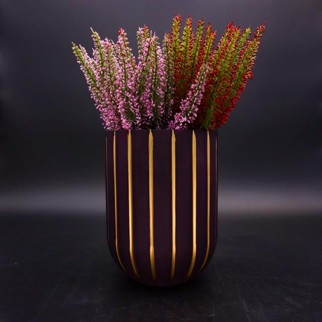 Vase Purple Gold in 15 cm oder 20 cm