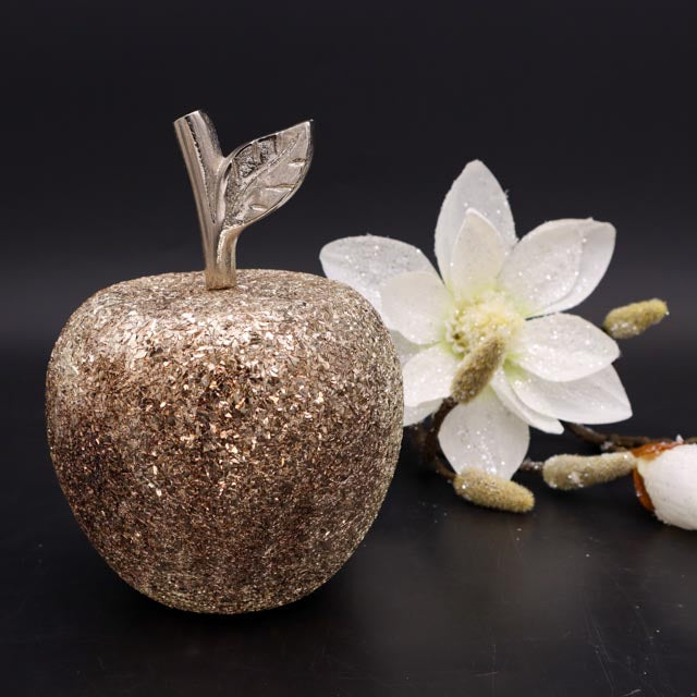 großer Glitzer-Apfel 14 cm x 12 cm