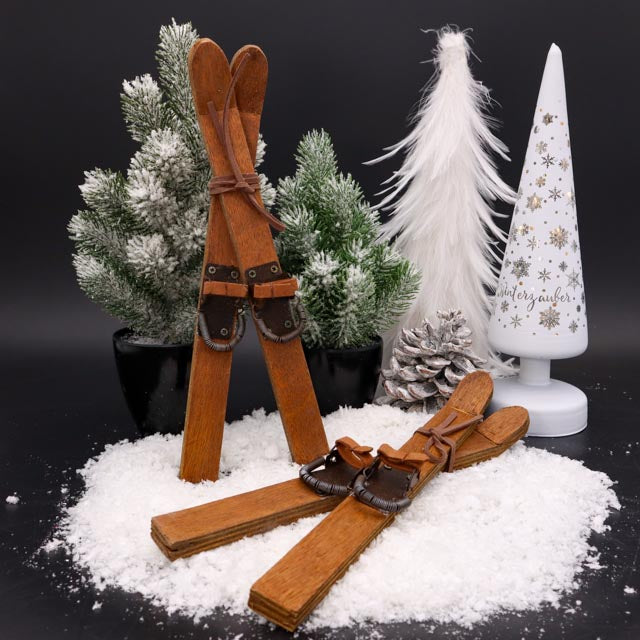 Deko-Ski aus Holz 30 cm