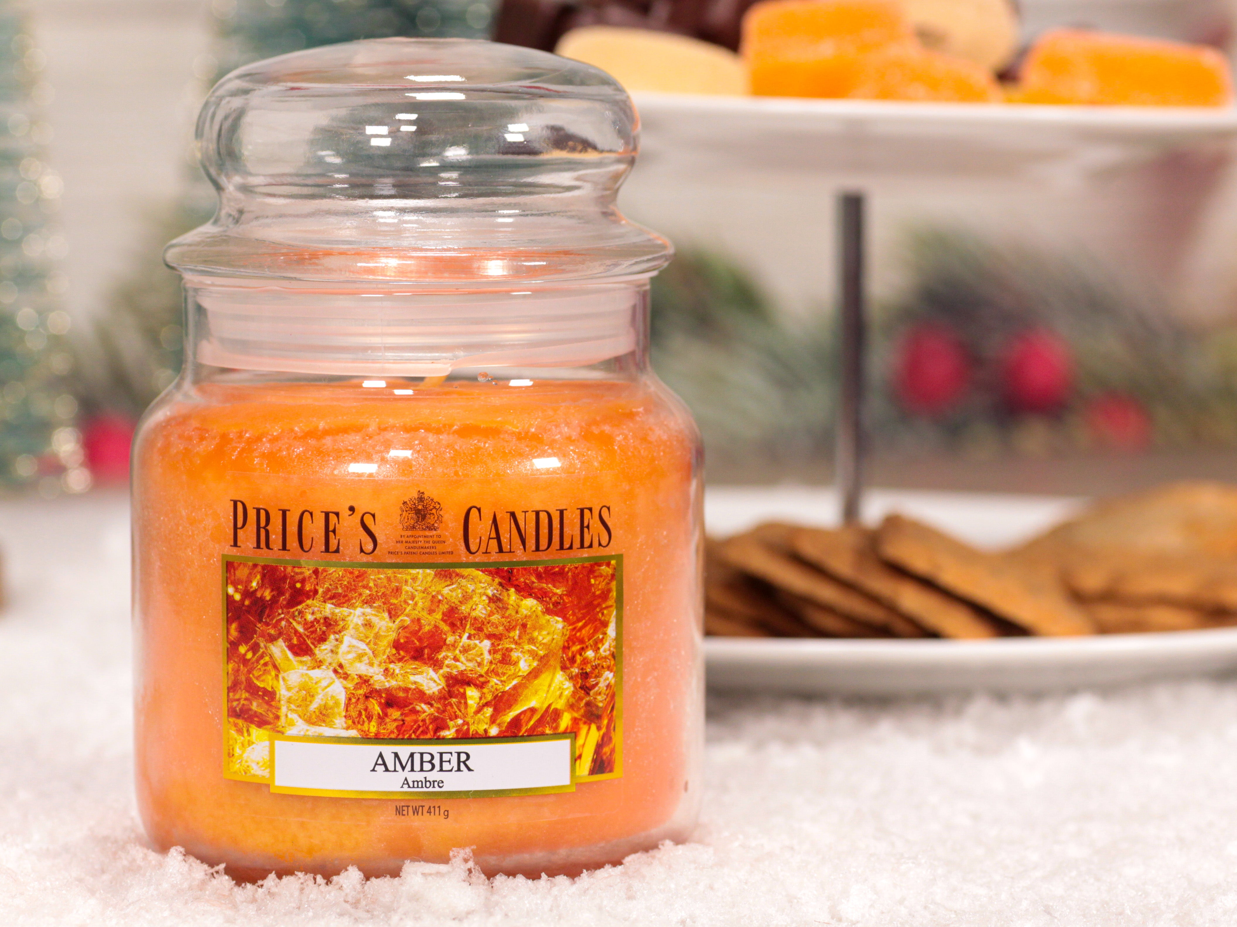 Prices Candles Duftkerze „Amber“ 411g