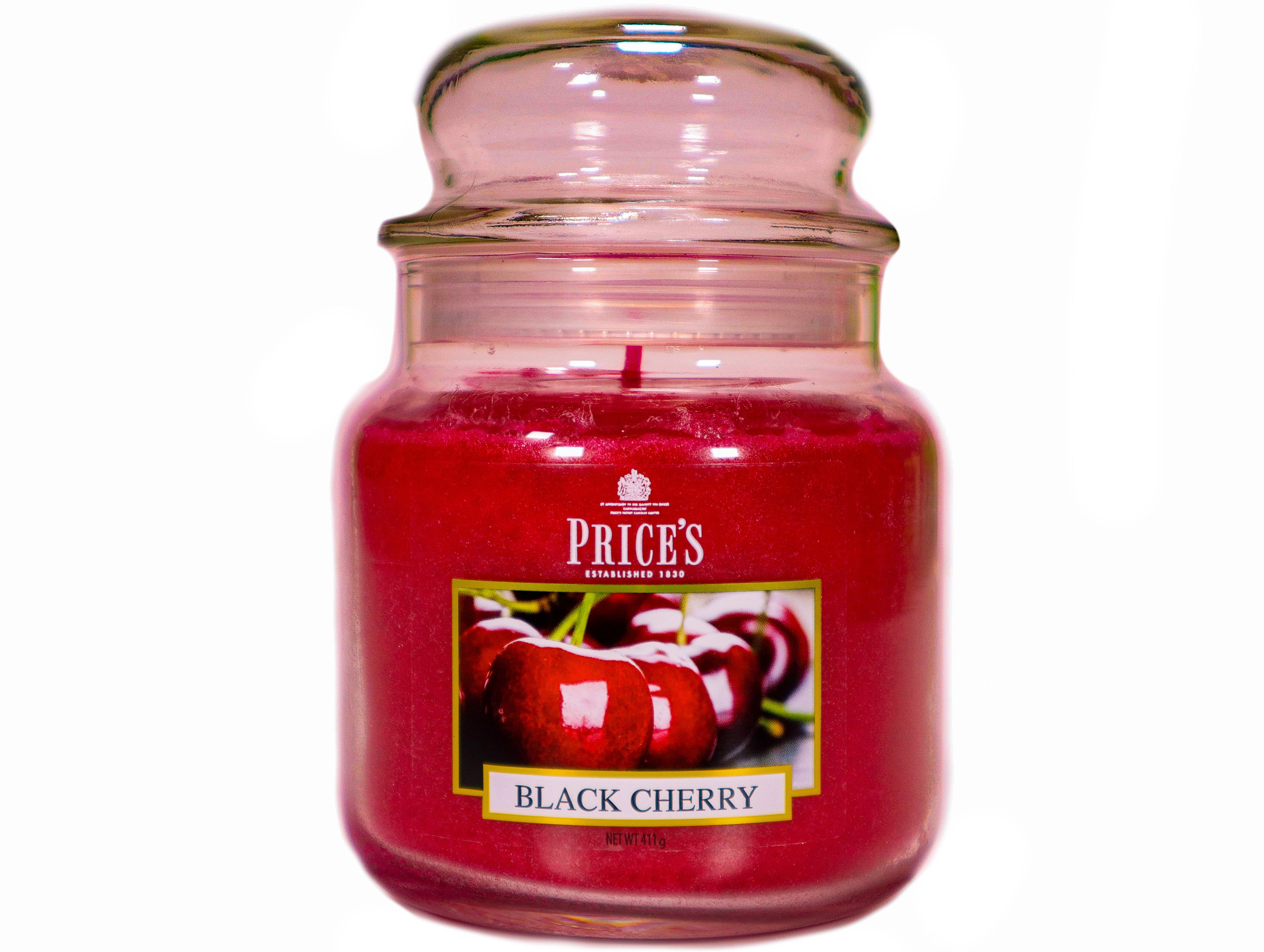 Prices Candles Duftkerze "Black Cherry" 411g