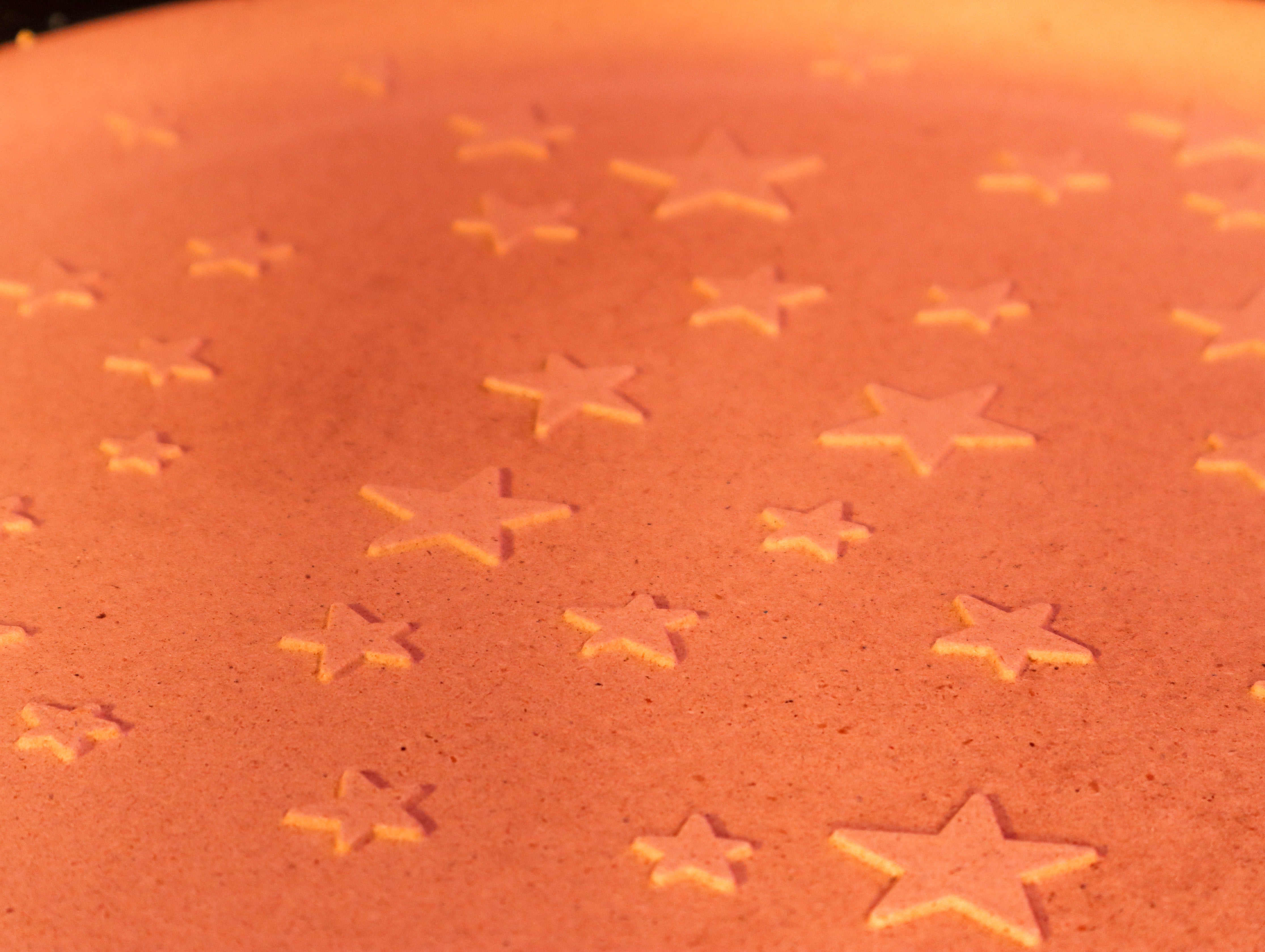 Keksteller mit Sternenrelief 40 cm Ø