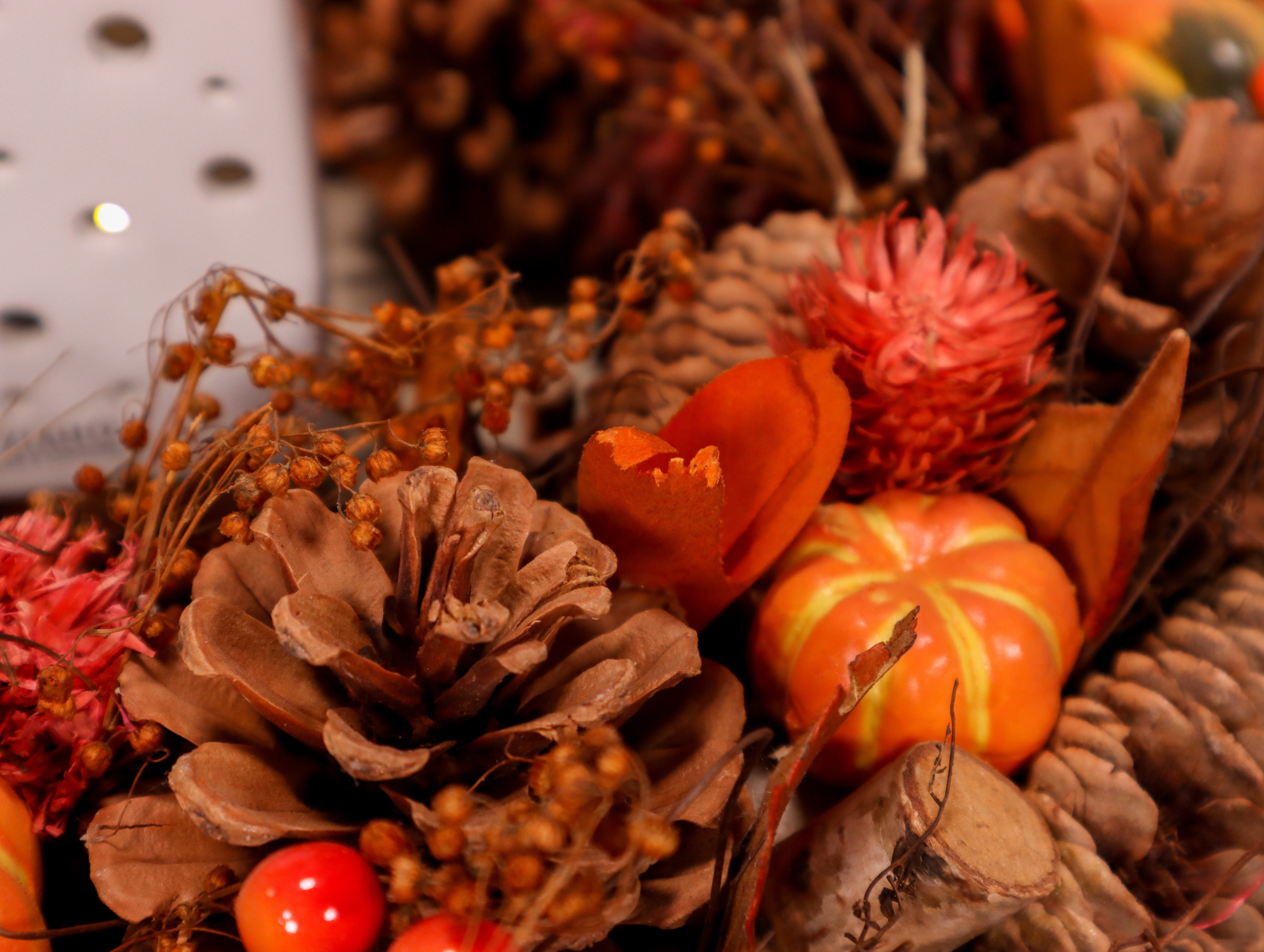Dekorativer Herbstkranz in 30, 38 oder 48 cm