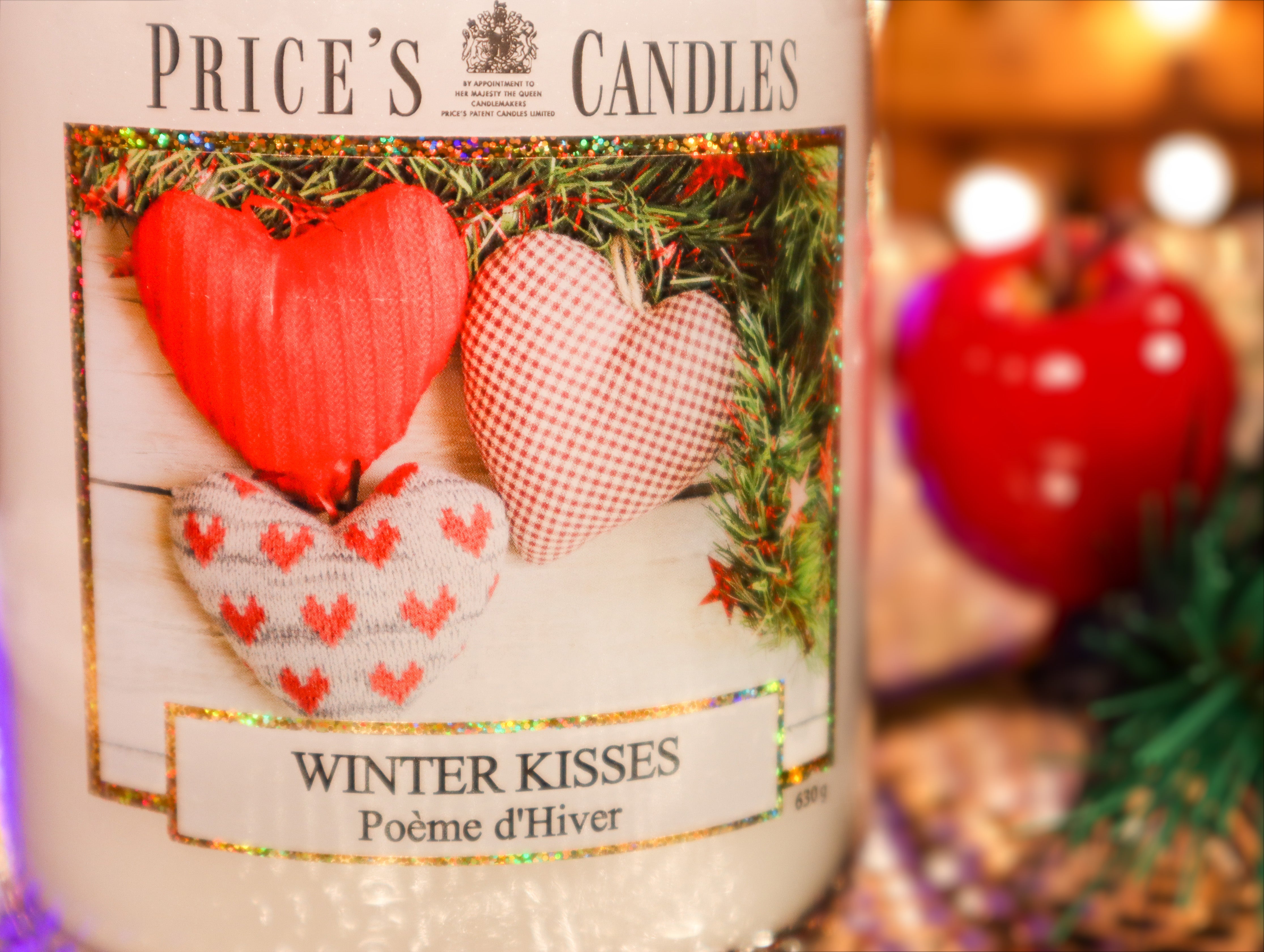 Prices Candles Duftkerze Winter Kisses 630g fruchtiger Winterzauber