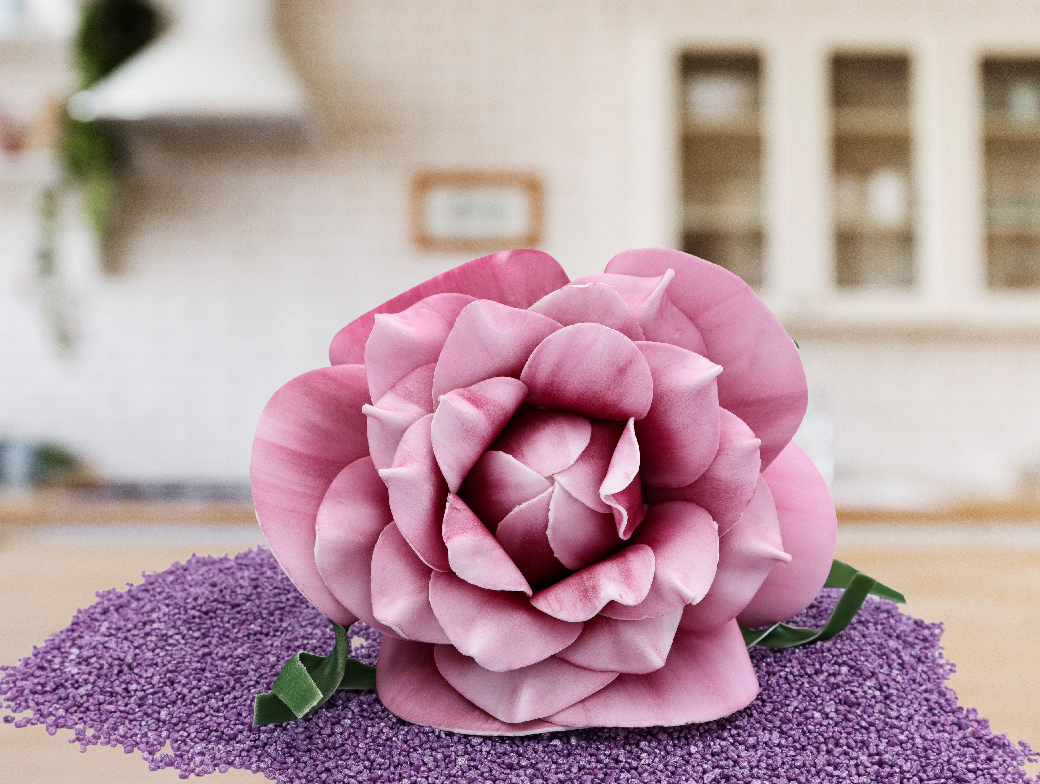 Großer Blütenkopf Rose Purple 25 cm
